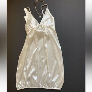 Sexy ivory slip dress. Pristine condition.